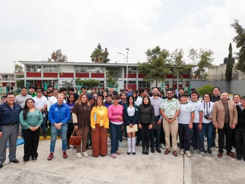Presentan Sistema de Recolección Pluvial en el Plantel Iztapalapa V del CONALEP